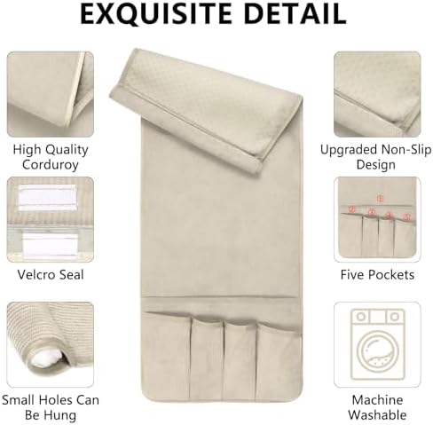 Remote Control Holder, Anti Slip Armchair Caddy Couch Caddy - Image 5