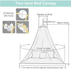 Lace Bed Canopy Mosquito Netting, Princess Bed Canopy - Image 3