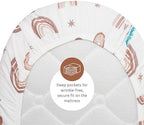 Muslin Bassinet Sheets for Baby Delight Beside Me, Chicco LullaGo, Delta - Image 6