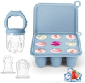 Baby Fruit Food Feeder Breastmilk Popsicle Molds, Silicone Food Freezer Tray by Lovbaby