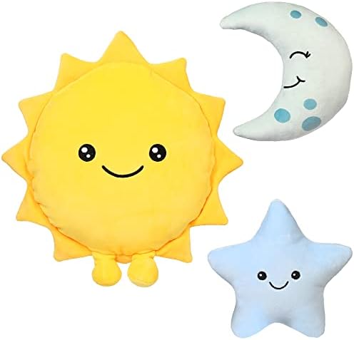 BenBen Sun Plush Toy 12 inch, 7 inch Stuffed Star and Moon, Cute Plushies Gift by WelcometoBenBen