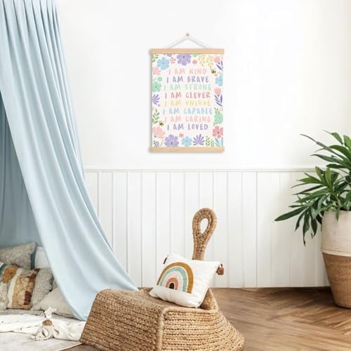 DNEULYR Pastel Floral Motivational Wall Art Poster 12x16 Inches - Image 3