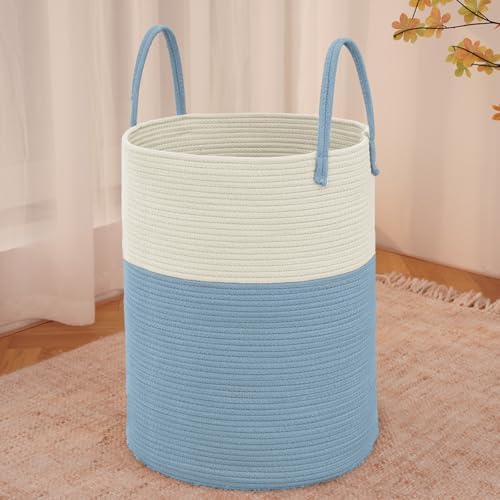 JMvicyroam 60L Cotton Rope Laundry Basket Hamper by JMvicyroam