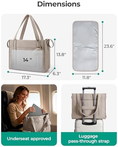 BAGSMART Diaper Bag Tote Puffer Baby Bag Lightweight - Image 4