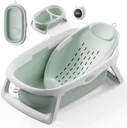 CheerTry 4-in-1 Collapsible Baby Bathtub by CheerTry