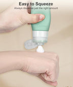 Quatish Travel Bottles for Toiletries, 3 oz Travel Size Containers - Image 4