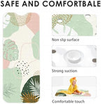 Bathtub Shower Mat 40X16 Inch, for Toddler, Boho Leaves - Image 4