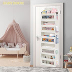 KYEVIS Over The Door Organizer, 5 Shelves Closet Door Hanging Organizer - Image 6