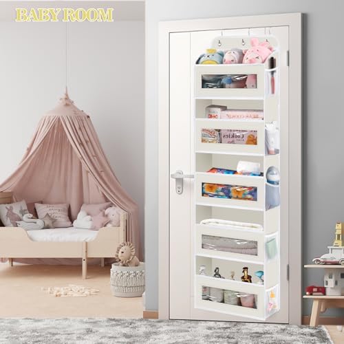 KYEVIS Over The Door Organizer, 5 Shelves Closet Door Hanging Organizer - Image 6
