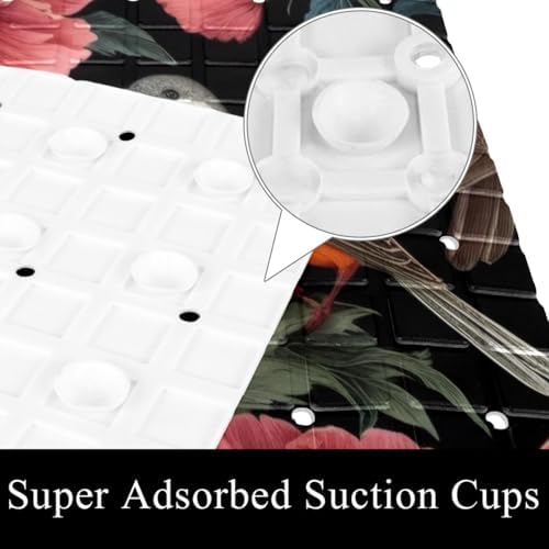Non Slip Bathtub and Shower Mat 26.8x15.1 inch, Bath Mat - Image 3
