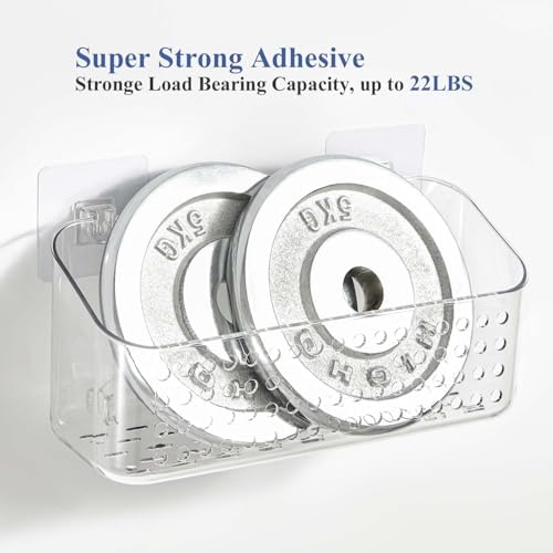 Bath Toy Storage 2 Pack, Large Bathtub Toy Holder Shower Caddy - Image 5