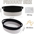 JMvicyroam Small Woven Basket, Empty Gift Basket - Image 2