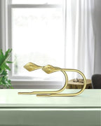 Gold Curtain Holdbacks 2 Pack, Calla Lily Metal Tiebacks Wall Mounted - Image 2