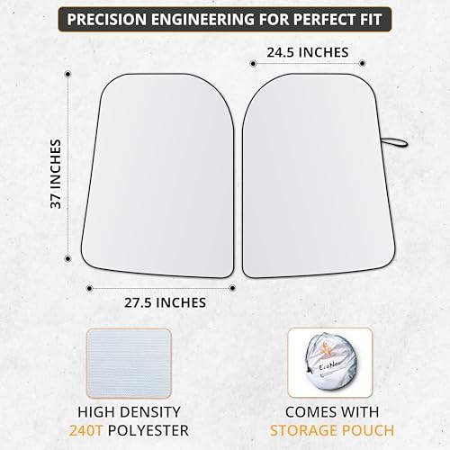 EcoNour Tesla Windshield Sun Shade - Image 3