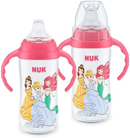 NUK First Choice Disney Princess Large Learner Cup 2.0, 10 oz. Sippy Cup by NUK
