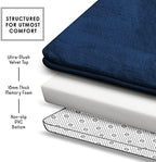 Clara Clark Bathroom Rugs, Velvet Memory Foam Bath Mat, Machine Washable Bath - Image 6