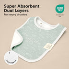 KeaBabies 8-Pack Organic Baby Bibs - Image 4