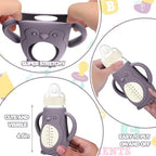 BUSOHA 3 Pack Silicone Sleeves for MAM 9oz Baby Bottles - Image 2