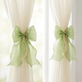 2 Pack French Lace Bow Curtain Tiebacks by GAJILON