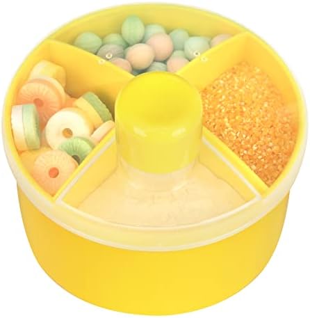 Accmor Formula Dispenser On The Go, Non-Spill Rotating Four-Compartment Formula - Image 4