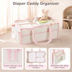 Felt Diaper Caddy Organizer - Image 2