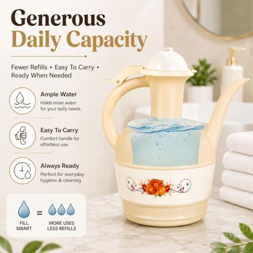 Beige Lota Bodna Toilet Wash Jug - Image 7