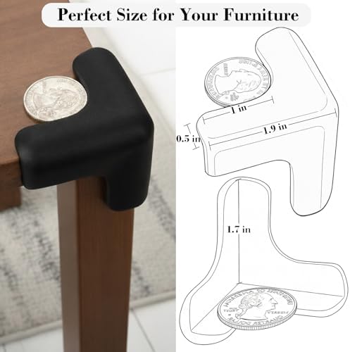 Corner Protector for Baby, 12 Pack EVA Foam Baby Proofing Corner Guards - Image 6
