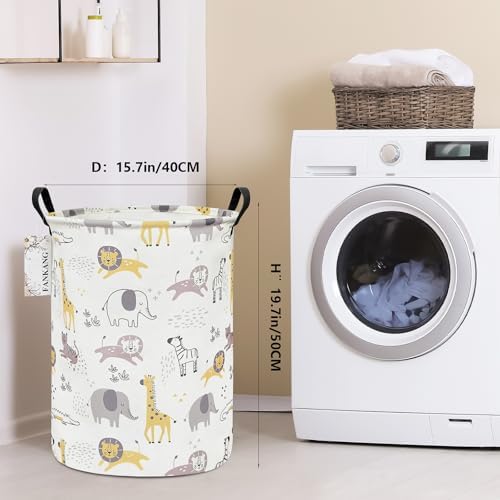 Storage Bin Foldable Nursery Organizer Basket Lovely Animal - Image 2