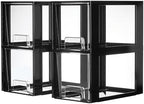 Vtopmart 4 Pack Large Stackable Storage Drawers by Vtopmart