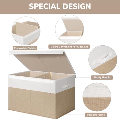 INDRESSME 122L Large Toy Storage Box - Image 7