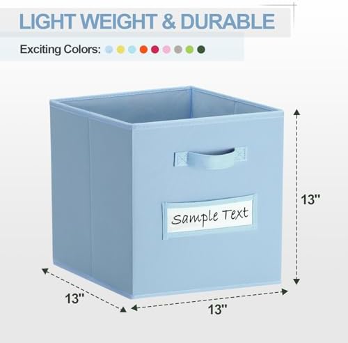 13x13x13 storage cube bins Fabric storage cubes - Image 2