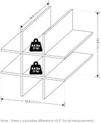 Furinno Cubicle 9-Compartment Cube Insert, Cube Organizer - Image 3