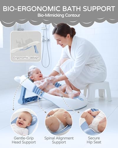 ISELECTOR Foldable Baby Bath Support - Image 3