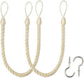 BEL AVENIR Curtain Tiebacks Ropes Tie-Backs, Handmade Holdbacks by BELAVENIR