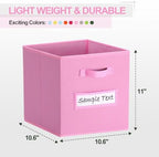 11x11 storage cube bins Foldable Fabric storage cubes - Image 2