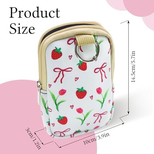 2PCS Hand Sanitizer Spray Case Hand Sanitizer Holder, Mini Zippered Pouch - Image 3