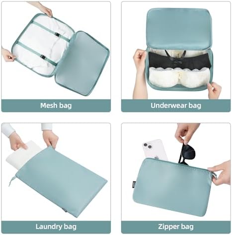 BAGAIL 6 Set/8 Set/10 Set Packing Cubes Various Sizes Packing Organizer - Image 6