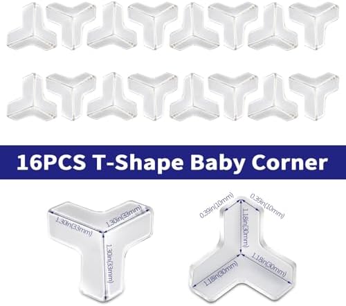 16 Corner Protector Baby, T-Shape Table Protectors - Image 2