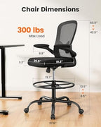 ErGear Drafting Chair, Standing Desk Chair - Image 2