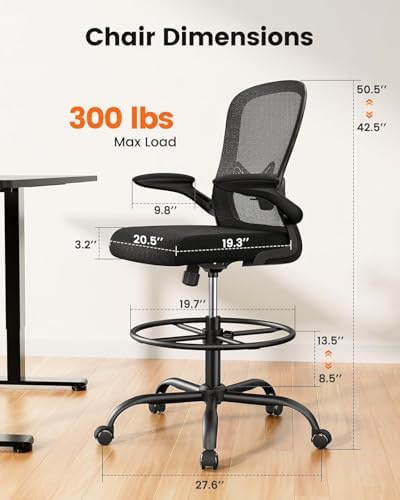 ErGear Drafting Chair, Standing Desk Chair - Image 2
