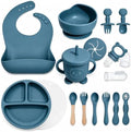 Silicone Baby Feeding Utensils Set by Catvegue