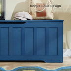 VANKILEY 47.2" Storage Chest Extra Large, Wooden Storage Bench - Image 6