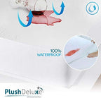 PlushDeluxe Premium Viscose Mattress Protector – Cal-King Size, Waterproof - Image 3