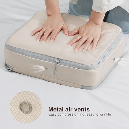 DIMJ Clothes Storage Bag 8 Pack, 19L Compression Storage Bags - Image 5
