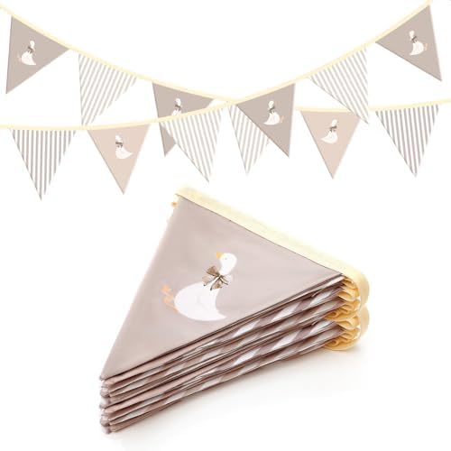 Hahafelt Goose Fabric Banner 1st Birthday Decor by Hahafelt