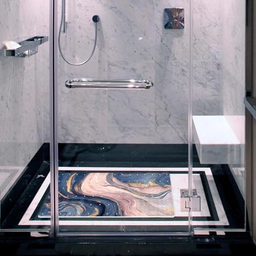 Bathtub Mat Non Slip 26.8x15.1In, Bathroom Decor PVC Shower Mats - Image 6