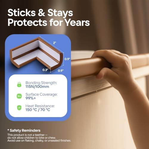 Komfortology Baby Proofing Edge Guard 18ft, 8 Corners - Image 5