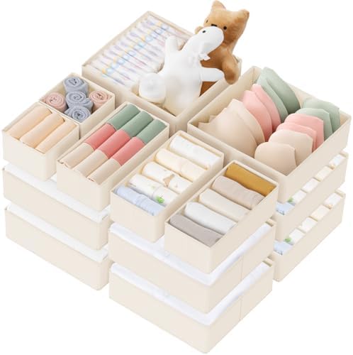 Criusia Drawer Organizer Clothes, 21 Pack Dresser Organizer by Criusia