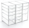 Prsildan 15 Drawers Teacher Toolbox Acrylic Containers by Prsildan