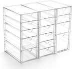 Prsildan 15 Drawers Teacher Toolbox Acrylic Containers by Prsildan
